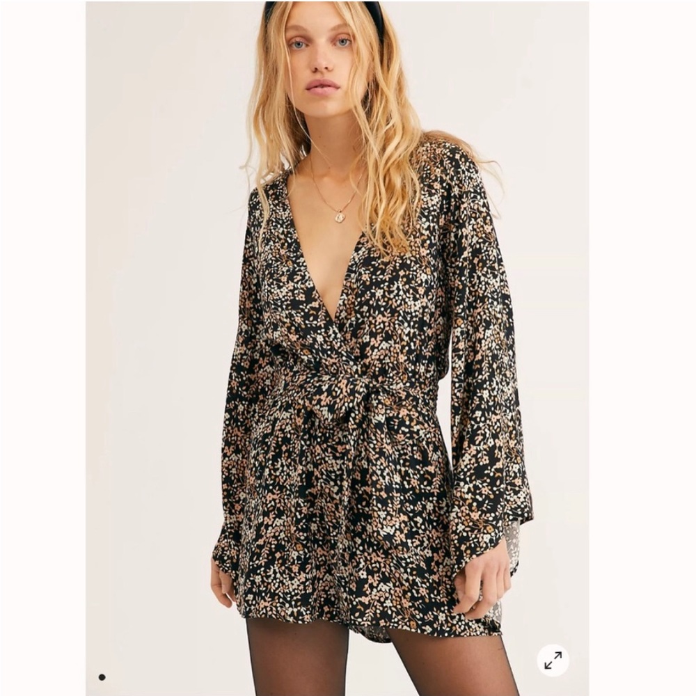 Free People Floral Romper - Picture 1 of 6